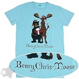 Lazy One Beary Chris-Moose Christmas Nightshirt for Women