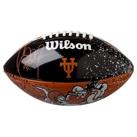 <b>Wilson NCAA Junior Football Underglass Texas</b>