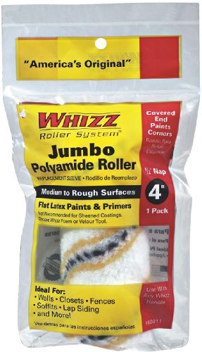 4-Inch 60011 Whizz Premium Jumbo Paint Roller Cover, Gold Stripe, Color