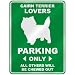 terrier17  - CAIRN TERRIER LOVERS PARKING ONLY PARKING SIGN DOG