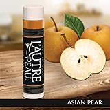 All Natural Luxury Lip Balm by L'AUTRE PEAU | Acai Berry, Asian Pear, Honey & Pomegranate Flavors - Special 4 Pack Gift Set | Moisturizer (Natural Beeswax) | The Decadence Lip Balm Gift Set
