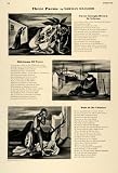 1936 Print Sweet Georgia Pale Country Oklahoma Oil Town - Original Halftone Print