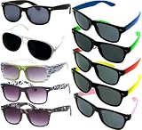 #2: Nerd Sonnenbrille im Wayfarer Design verschiedene Farben