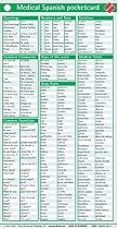 Medical Spanish Pocketcard (single Card)