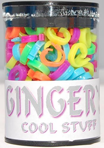 Clips For Rainbow Rubber Band Loom Bracelets. 200 Colored "Q" Clips - 6 Vibrant Colors. Locking Type Closure - Never Lose Your Loom Bracelet Again. 100 % Money Back Guarantee.