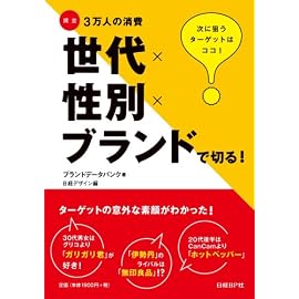 世代×性別×ブランドで切る!―調査3万人の消費