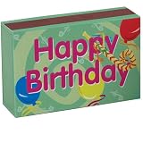 Gold Label 3 1/4-Inch Wide Matchbox Melodies, Happy Birthday Contemporary Balloons