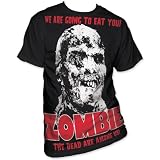 Zombie Living Dead All Over Big Print Mens Subway T-shirt