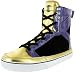 All Products : RADII Thriller High Top Mens Shoes Hip Hop Velcro Fashion Sneakers Black Purple Gold