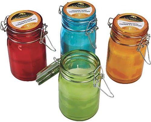 Jay Trends4901B Mason Jar Glass Candle