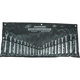 Silverline 633470 22 Piece Combination Spanner Set
