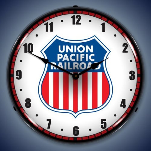 Union Pacific Railroad 14 Fluorescent Clock