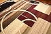 Generations Contemporary Reds Burgundy Modern Square & Circles Area Rug