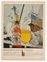 1968 National Premium Beer Bottle Missed Boat Photo Print Ad