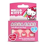 Hello Kitty Aqua Ears Swimming Earplugs - Pair of 3