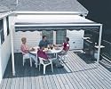 10FT Black Stripe 1000XT Retractable Awning