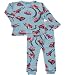 Race Car Thermal Loungewear Set in Blue (c) ~ 12 - 18 Months