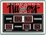Nebraska Cornhuskers LED Scoreboard Clock