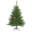 4.5' Pre-Lit Imperial Pine Artificial Christmas Tree - Multi Lights
