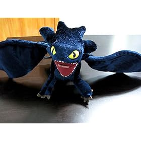  How to Train Your Dragon 17 inch Inch lomg Deluxe Night Fury Toothless Poseable Figure Plush Doll