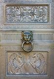 Professionally Framed Williamsburg Savings Bank Metal Door Photo Poster Print - 11x17 with RichAndFramous Black Wood Frame