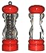 Olde Thompson Del Norte Red Pepper Mill & Salt Shaker Set