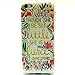 Iphone 5c Case, JAHOLAN Little She Quotes Clear Bumper TPU Soft Case Rubber Silicone Skin Cover for iphone 5c