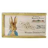 New Childrens Beatrix Potter Peter Rabbit Wooden Dominoes Set Traditional Toy