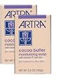 Artra Cocoa Butter Moisturizing Soap For Normal To Dry Skin, With Vitamin E and Aloe, Pack of 2, 3.6 fl oz each bar