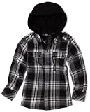 Micros Boys 2-7 Pine Brushed Plaid Shirt