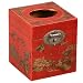 Handmade Tibetan Leather Tissue Holder With Birds And Flowers Design