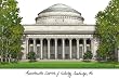 Massachusetts Institute of Technology Lithograph 14x10 Unframed Lithograph