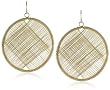 Kenneth Jay Lane Gold Circle Wire Earrings
