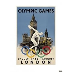 Olympische Spiele - London 1948 II Poster Kunstdruck (80 x 60cm)