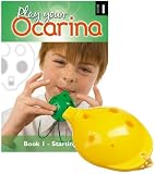 Produkt-Bild: Englische Okarina, GELB, und das erste Buch: Play your Ocarina Book 1, als Set