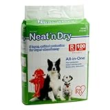 Iris Neat 'n Dry Floor Protection and Training Pet Pads, Regular, 100 Count