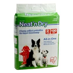 Iris Neat 'n Dry Floor Protection and Training Pet Pads, Regular, 100 Count