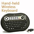 Palm Sized Mini 2.4GHZ RF Wireless Windows Media Center MCE Keyboard/Remote Control with Mouse Track for Windows XP/Vista/7 PC/HTPC Xbox 360/PS3