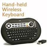 Palm Sized Mini 2.4GHZ RF Wireless Windows Media Center MCE Keyboard/Remote Control with Mouse Track for Windows XP/Vista/7 PC/HTPC Xbox 360/PS3