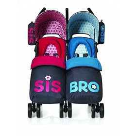 Cosatto You 2 Twin Stroller (Sis & Bro Too)