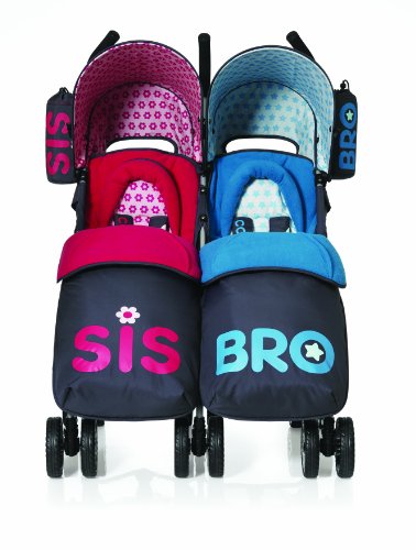 Cosatto You 2 Twin Stroller (Sis & Bro Too)