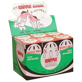 <b>Wiffle 9 inch Baseballs in Counter-top Display - One Dozen</b>