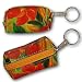 Colored Men's Wallets - 3D Lenticular Key Chain, Key Ring, Lipstick Case, Coin Purse, Changing Image Pattern , Colored Leaves, Red Green, R-212-Globi