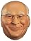 10503/211 Dick Cheney Full Overhead Vinyl Mask W Glasses