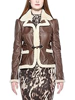 JUST CAVALLI Americana Piel Mujer (Marrón)