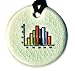 Surly-Ramics Statistical Distribution Ceramic Pendant Necklace in Antiqued Crackle