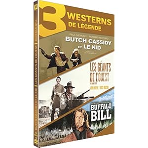 Coffret westerns de légende : butch cassidy et le kid ; les géants de l'ouest ; buffalo bill
