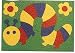 Lauri Early Learning Textured Crepe Rubber Puzzle - 22 Pcs CATERPILLAR