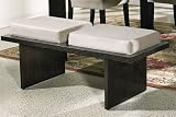 Steve Silver Movado Velvet Fabric Bench