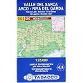 Wanderkarte Valle del Sarca - Arco - Riva del Garda, WK 055, 1:25 000